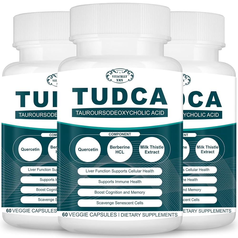 VITACRLLYNMN TUDCA 2200mg Liver Supplement - 180 Capsules