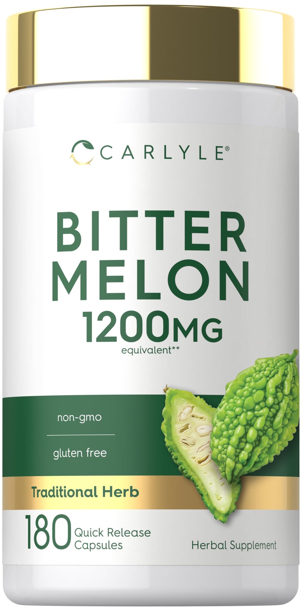 Carlyle Bitter Melon Extract Supplement - 180 Capsules
