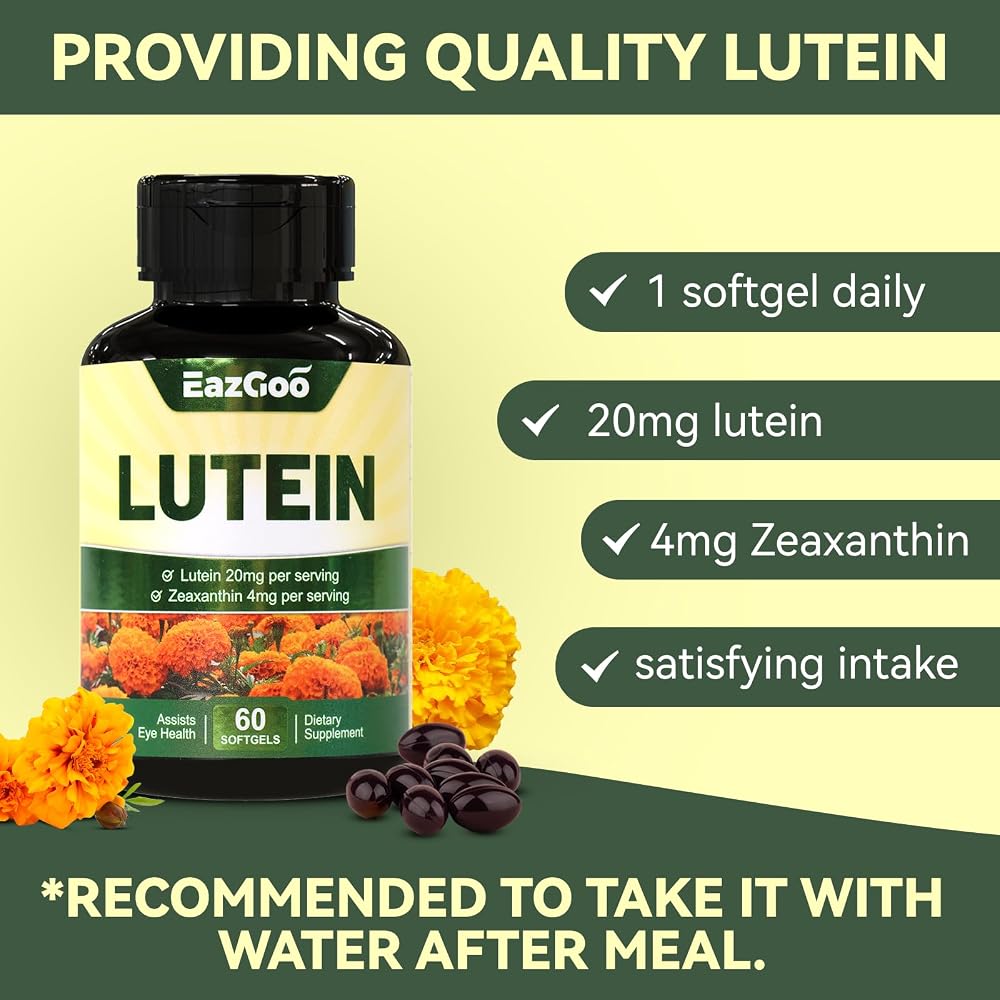 EAZGOO Lutein Supplements for Eyes
