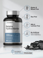 Horbäach Betaine HCl 1200mg - 180 Capsules - image 4