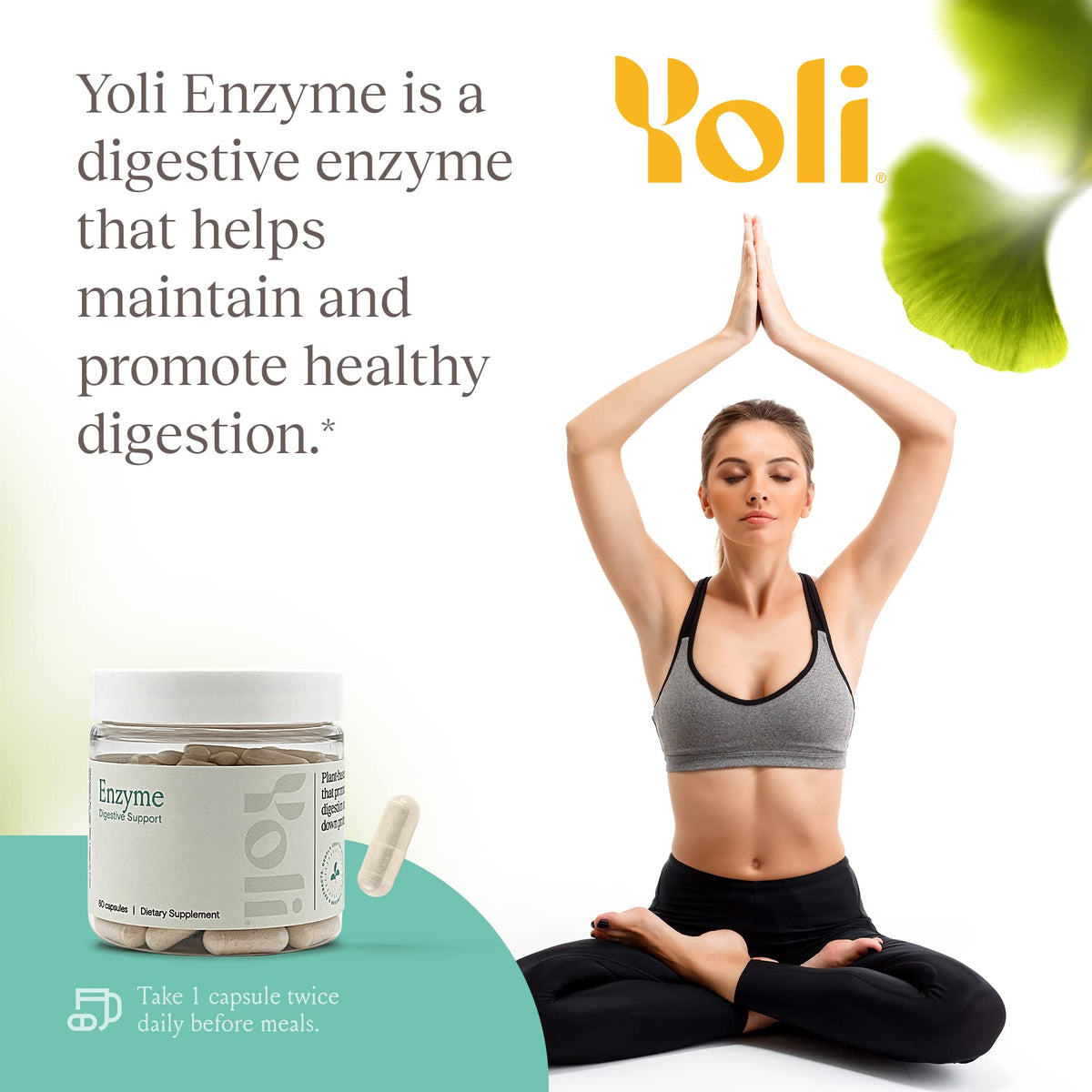 Yoli Enzyme Digestive Enzymes for Gut Health - 60 Capsules - image 5