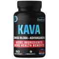 DEDICAD 9-in-1 Kava Kava Capsules for Sleep & Mind Support - 150 Vegan Capsules