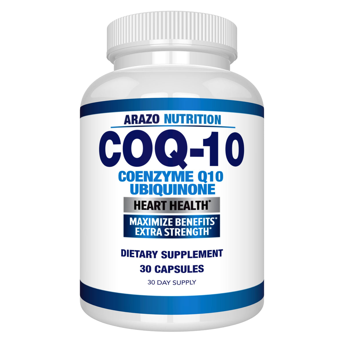 Arazo Nutrition CoQ10 Ubiquinone 200mg - 30 Capsules