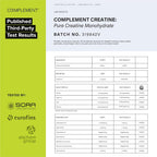 Complement Creatine Monohydrate Micronized Powder - 60 Servings - image 8