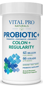 Vital Planet Colon & Regularity Probiotics 66 Strains - 30 Capsules