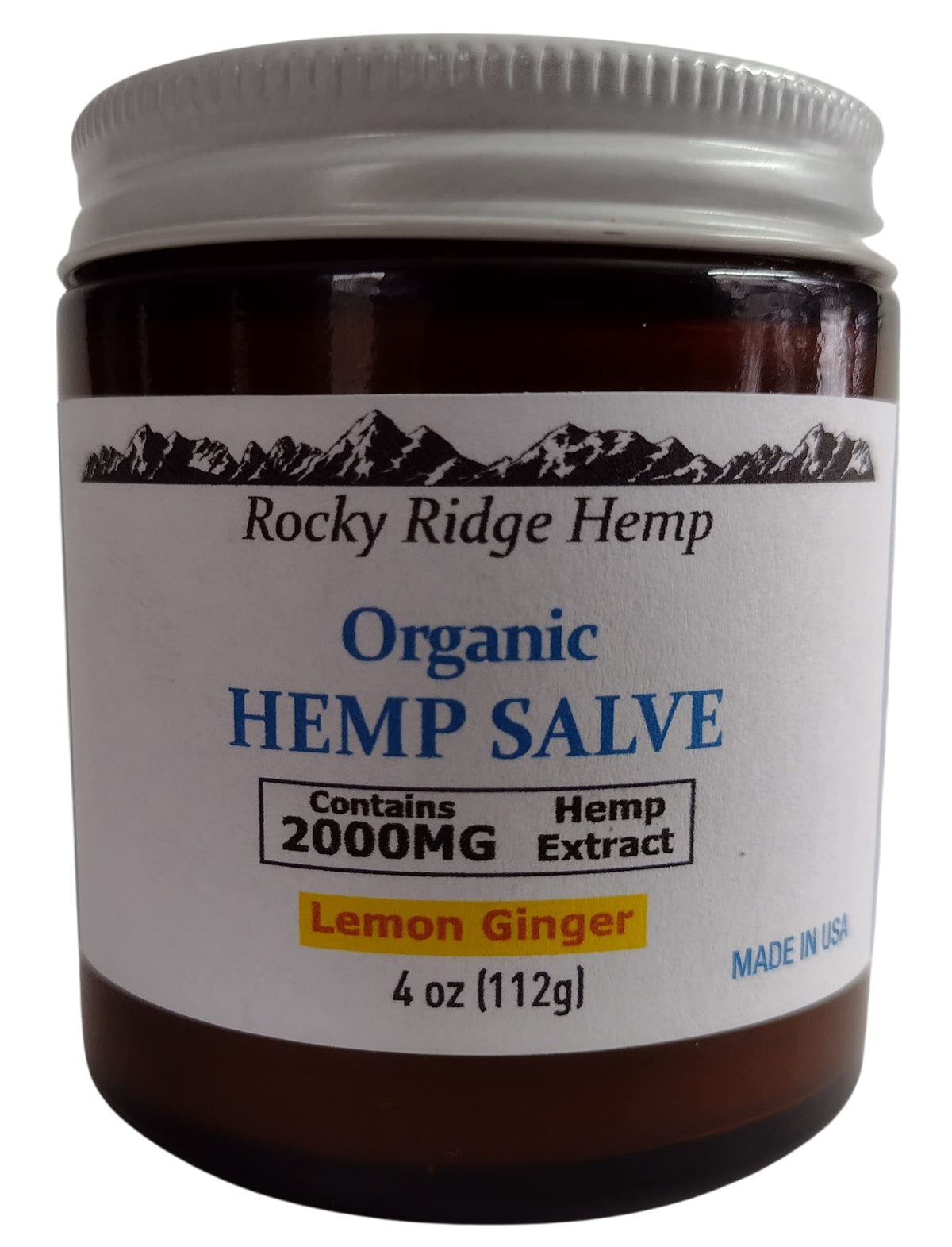 Rocky Ridge Hemp 2000MG Organic Salve - 4 Fl Oz