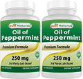 Best Naturals Peppermint Oil 250 mg - 240 Capsules