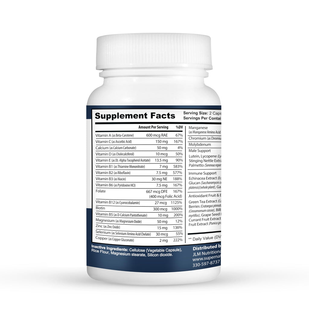 JLM Nutritionals Super Naturals Men's Daily Multivitamin - 60 Capsules - image 2