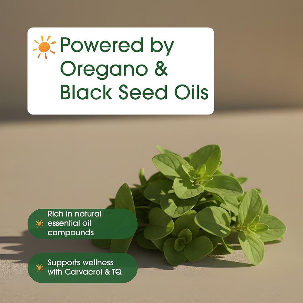 NatureBell Oil of Oregano with Black Seed Oil - 360 Softgels - image 6
