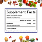 Doctor's Recipes Magnesium Glycinate Supplement - 90 Vegan Capsules - image 2