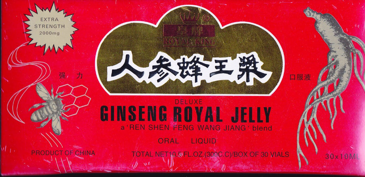 PANAX GINSENG Ginseng & Royal Jelly Honey Base - 30 Vials