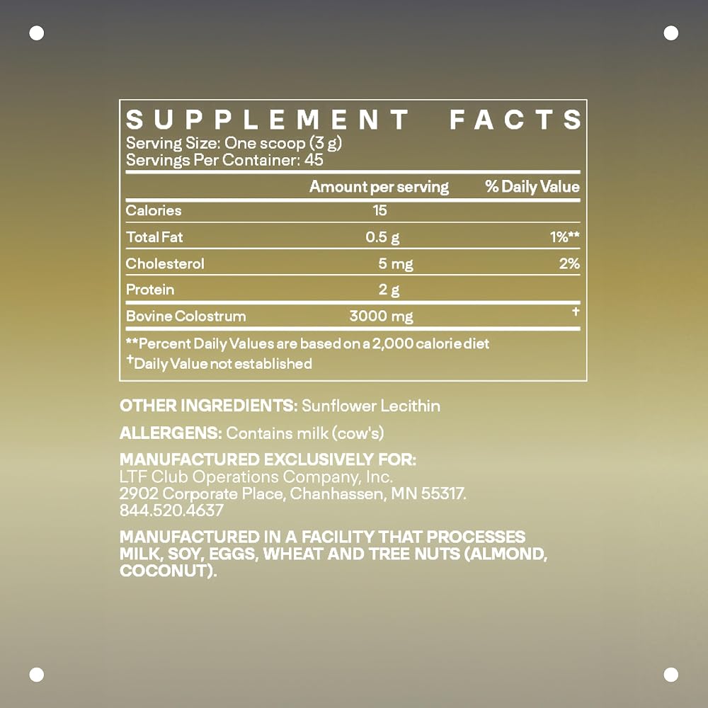 LTH Revive Grass-Fed Colostrum Powder - 4.83 oz - image 2