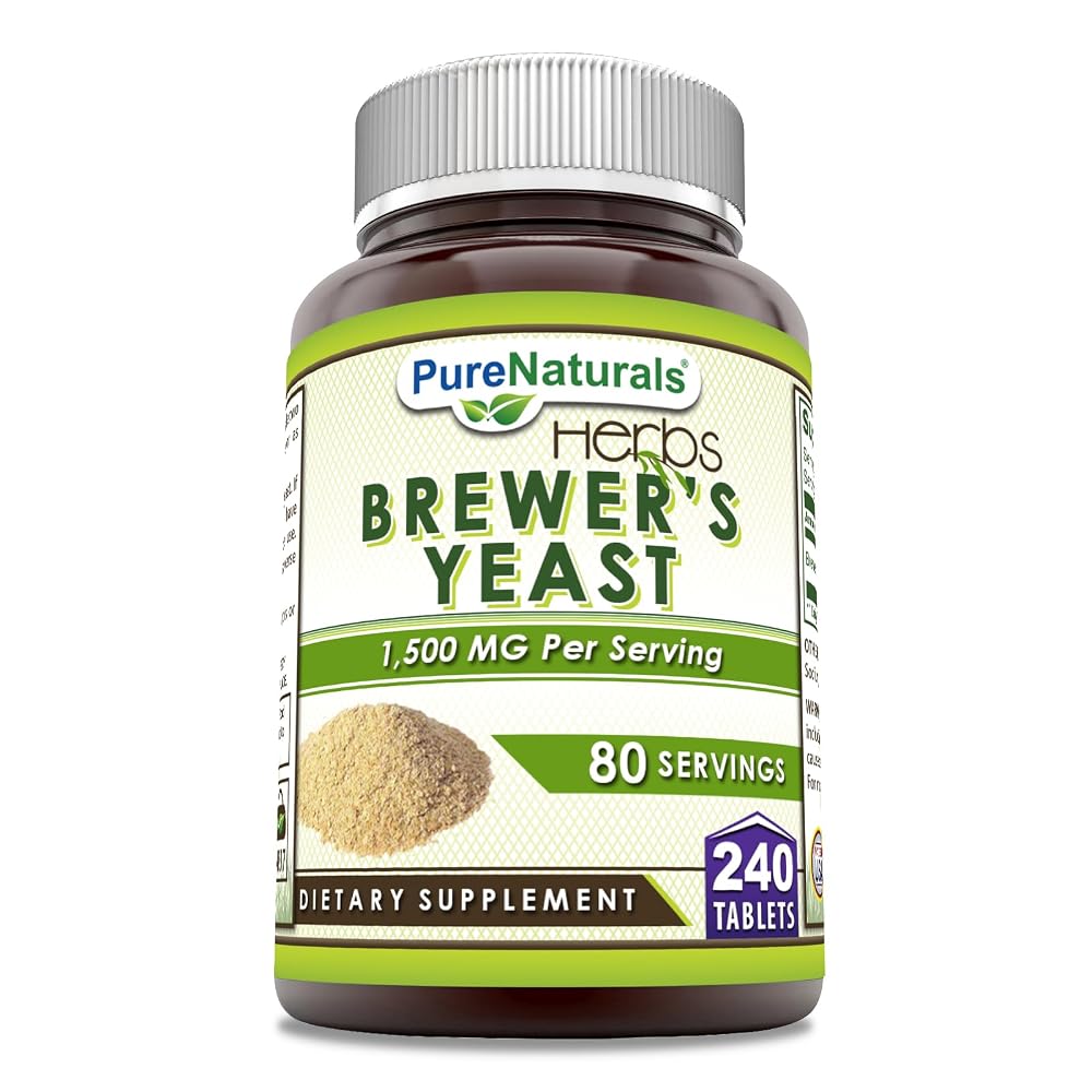 Pure Naturals Brewer's Yeast Supplement 1500 mg - 240 Tablets