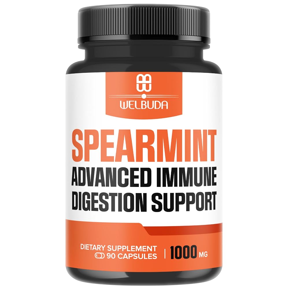 WELBUDA Spearmint Supplement - 90 210 Capsules - 300mg