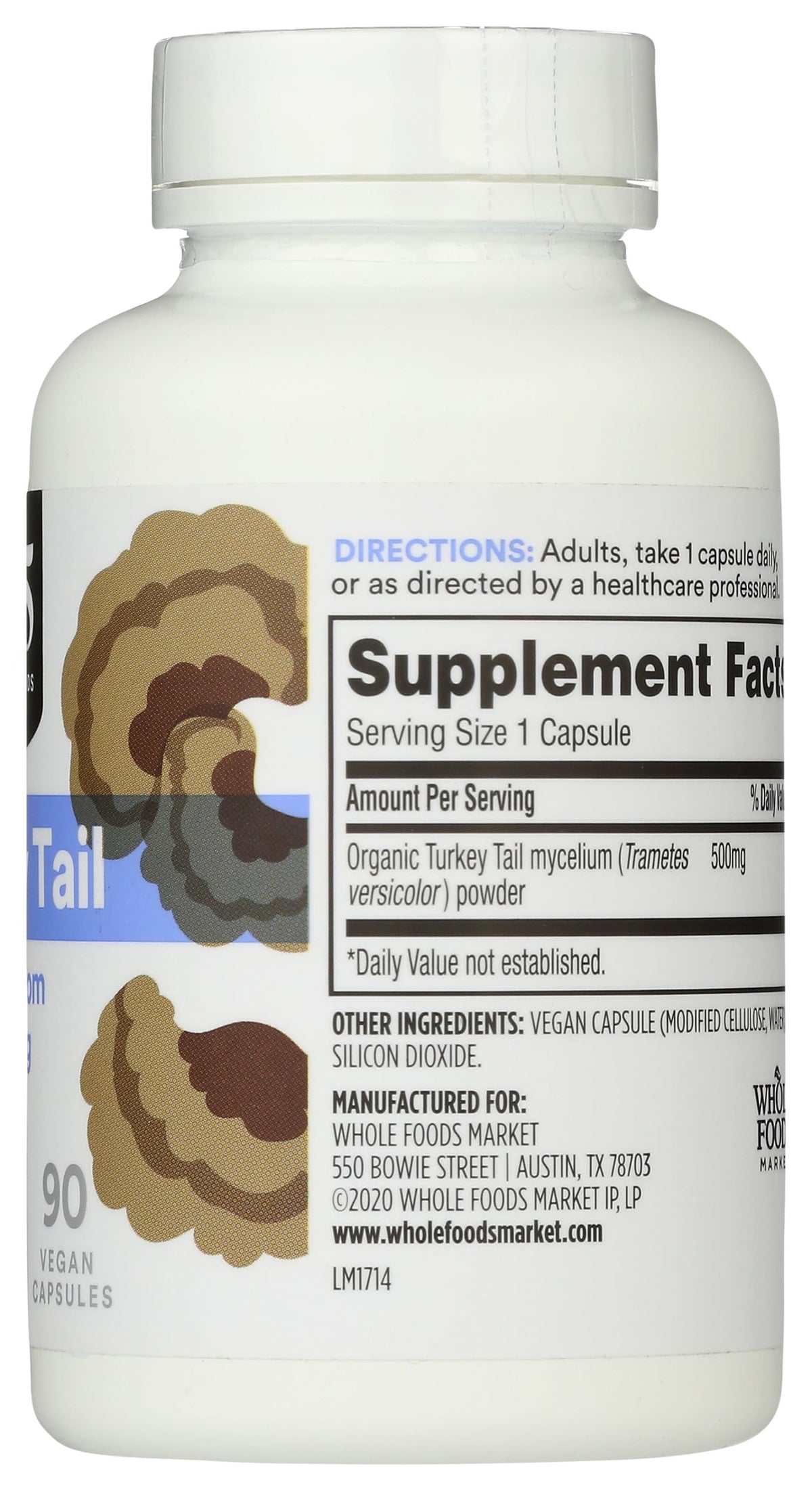365 by Whole Foods Market Turkey Tail - 90 Capsules - image 5
