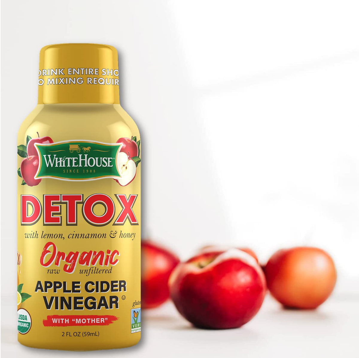 White House Detox Apple Cider Vinegar Shots - Pack of 6 - image 5