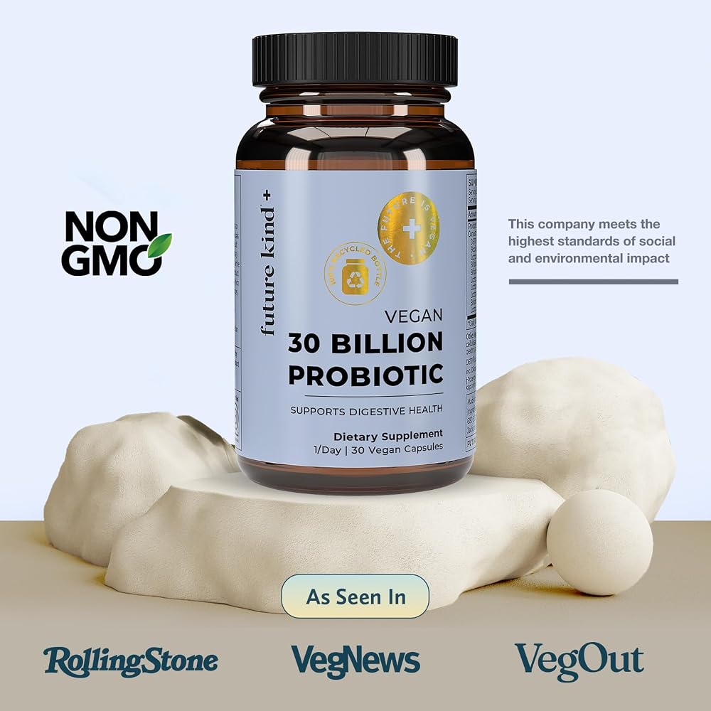 Future Kind Vegan Probiotics Digestive Support - 30 Capsules - image 4