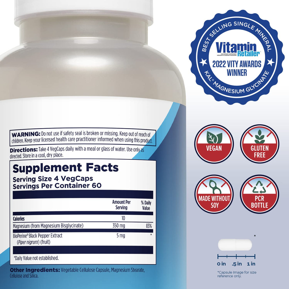 KAL Magnesium Glycinate Capsules Parent