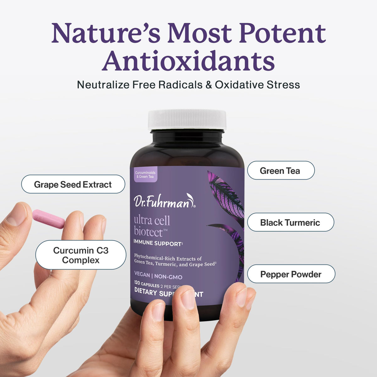 Dr. Fuhrman Ultra Cell Biotect Antioxidant Support - 120 Capsules - image 3
