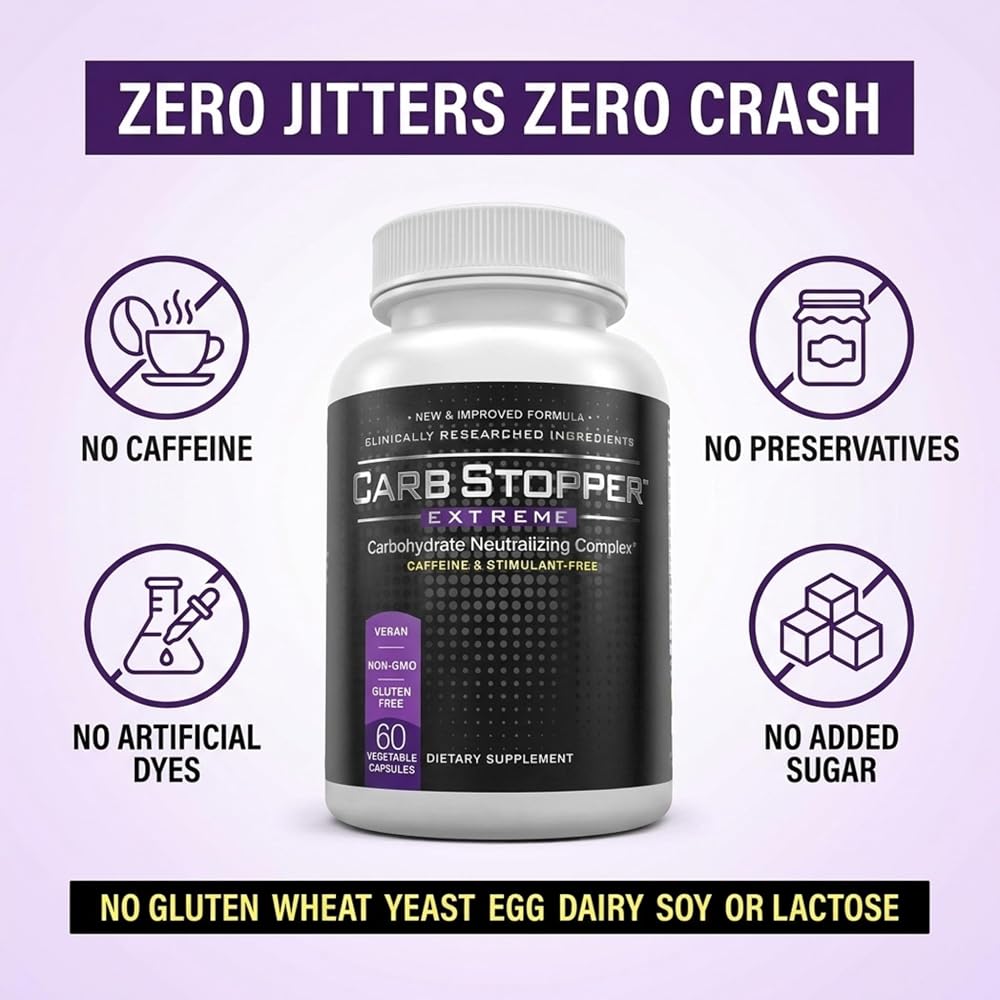 Carb Stopper Extreme White Kidney Bean Carb Blocker - 60 Capsules - image 9