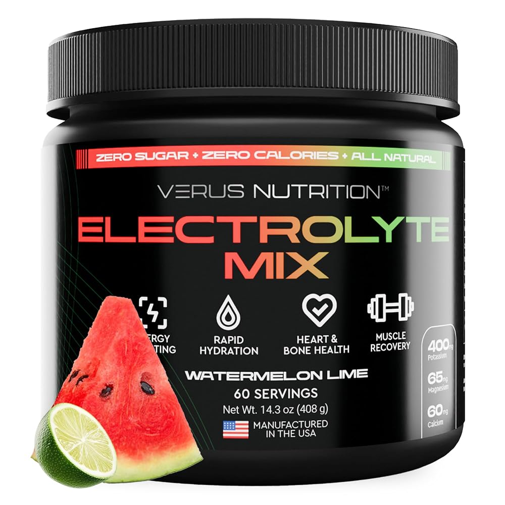 VERUS NUTRITION Electrolytes Powder No Sugar- Zero Calorie Hydration