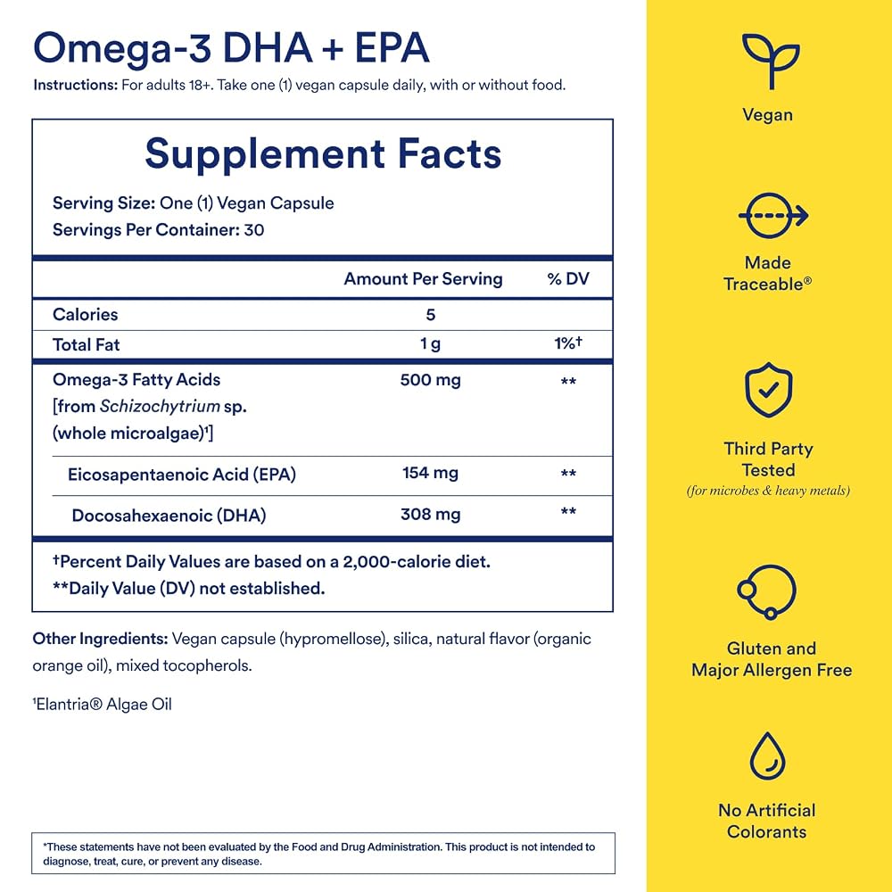 Ritual Vegan Omega-3 DHA and EPA - 30 Capsules - image 3