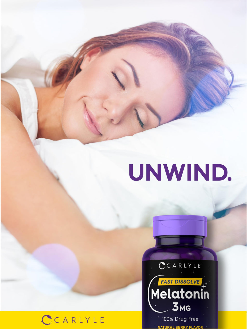 Carlyle Melatonin 3mg Fast Dissolve Tablets - 250 Count - image 6