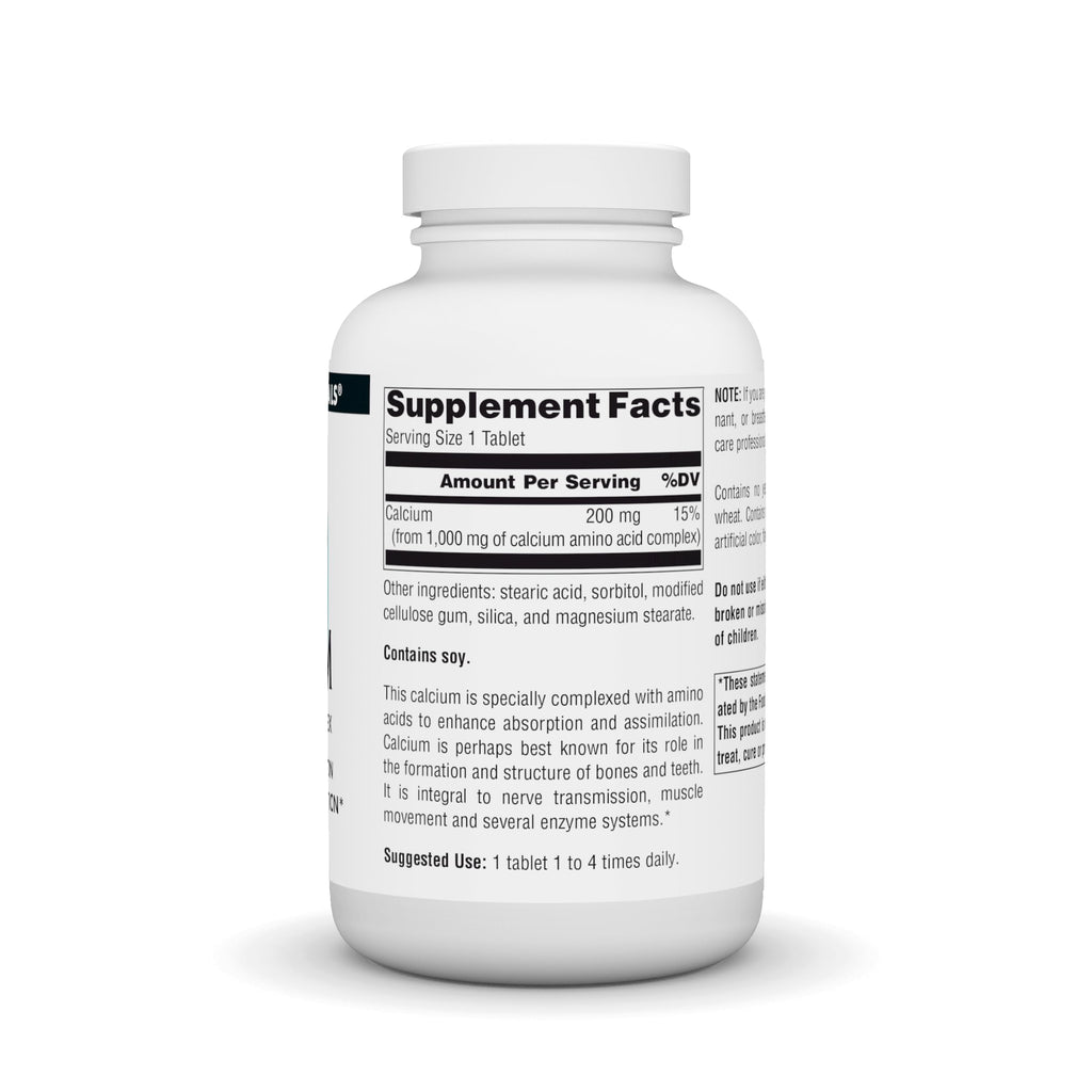 Source Naturals Calcium Amino Acid Complex - 250 Tablets - image 2
