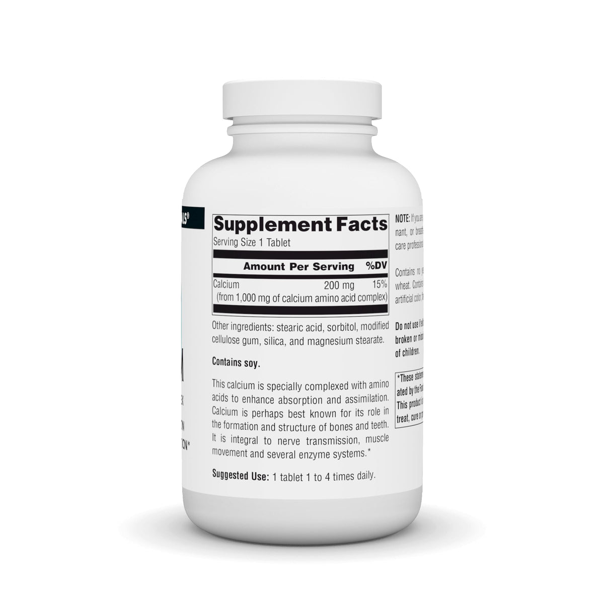 Source Naturals Calcium Amino Acid Complex - 250 Tablets - image 2