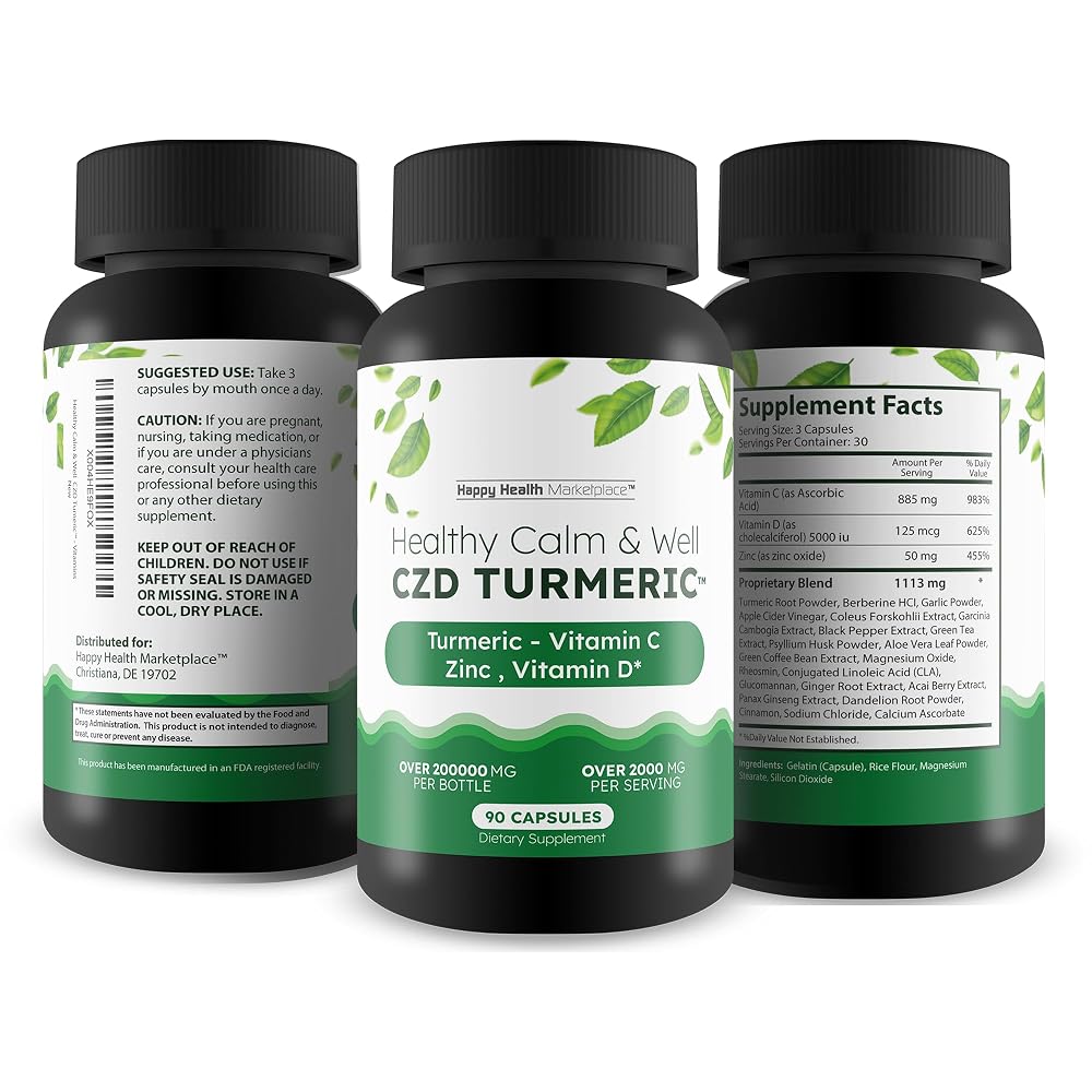 Happy Health Marketplace Calm & Well Supplement - 90 Capsules - image 4