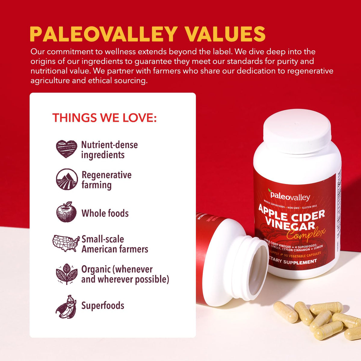 Paleovalley Apple Cider Vinegar Complex Capsules - 84 Count - image 7