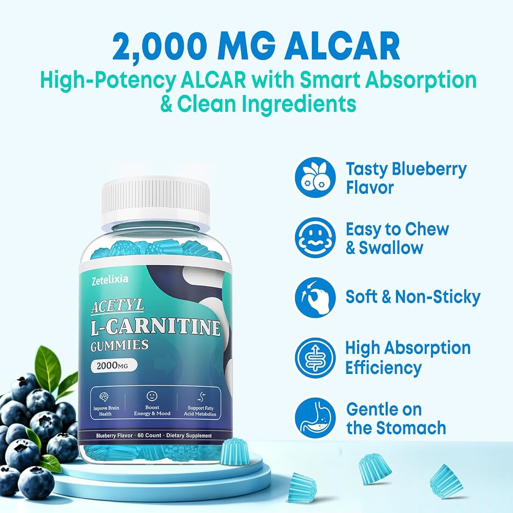 Zetelixia Acetyl L-Carnitine Gummies Mixed
