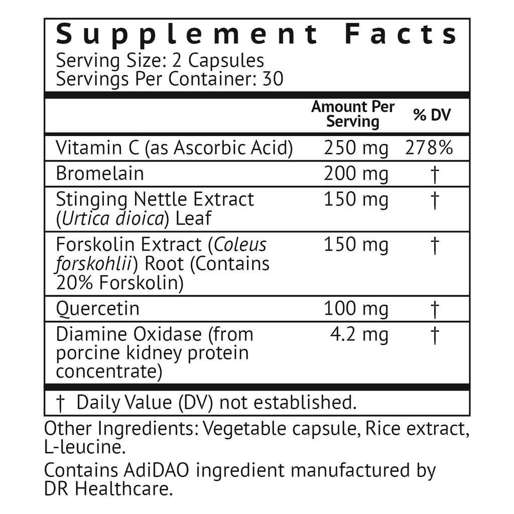 VitaMonk Histamine Blocker Complex with DAO Enzyme - 60 Capsules - image 2
