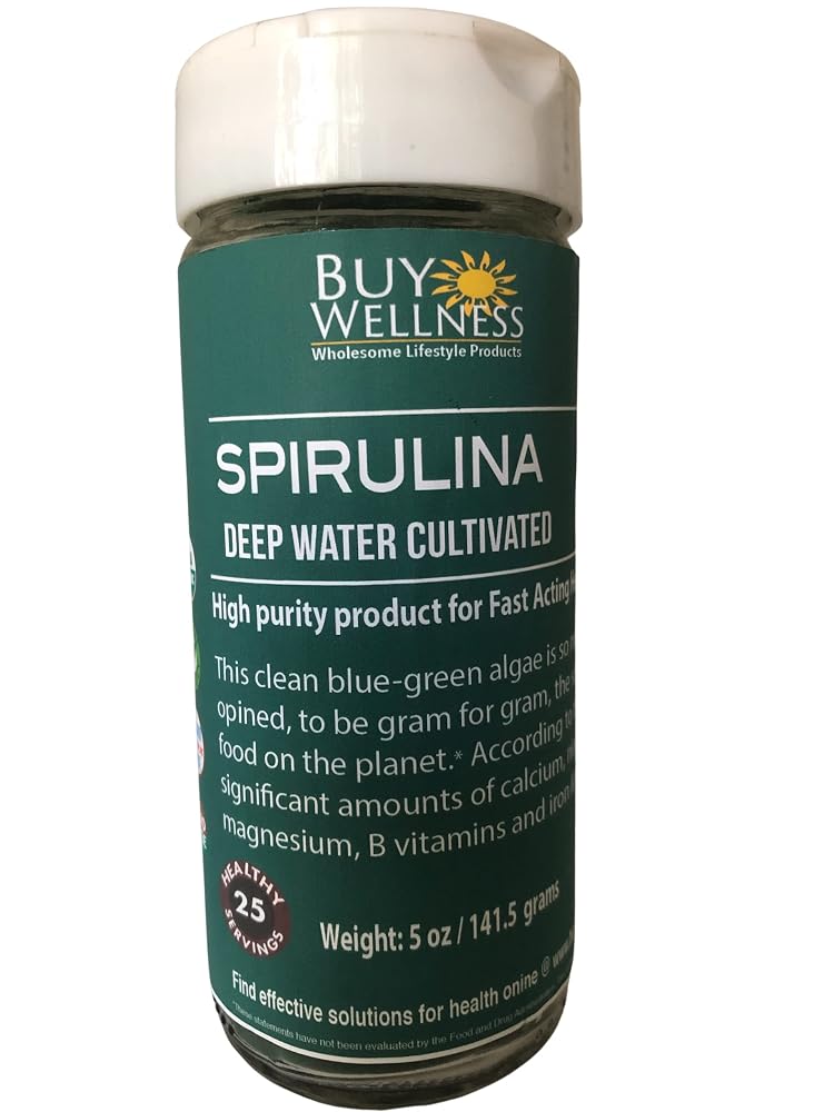 Buy Wellness Organic Spirulina Powder Superfood - 120 Grams