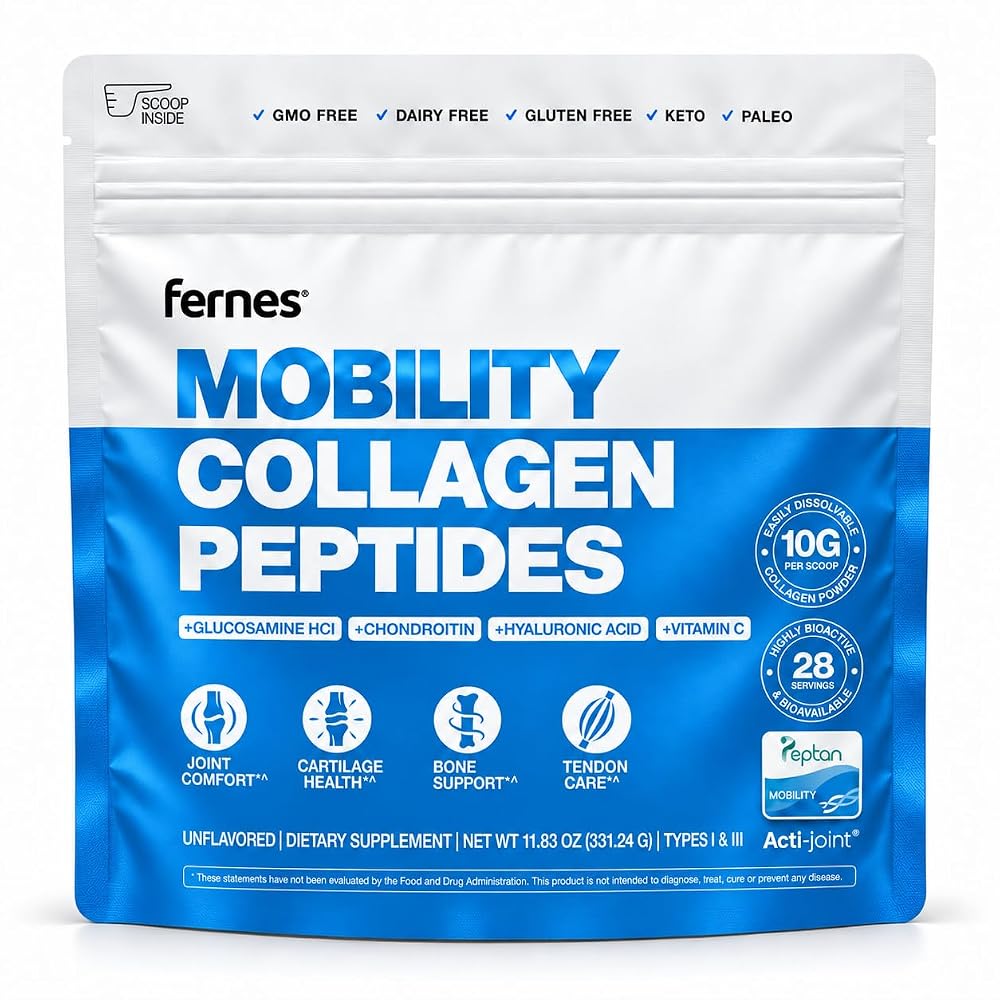 Fernes Mobility Collagen Peptides Powder with Glucosamine