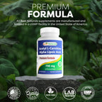 Best Naturals Acetyl L-Carnitine Alpha Lipoic Acid 750 mg - 120 Capsules - image 5