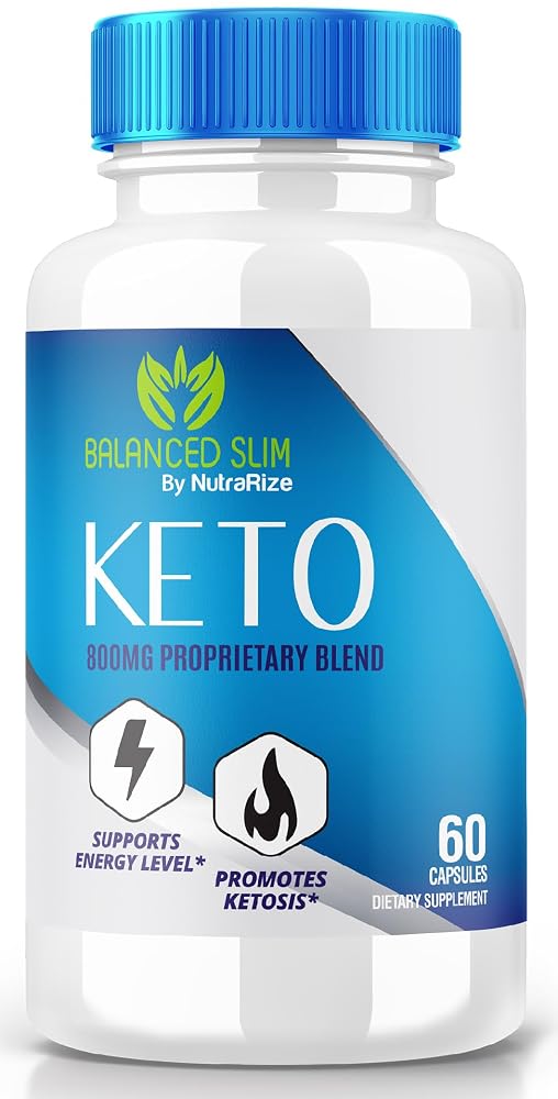 NutraRize Balanced Slim Capsules Keto ACV Weight Loss - 60 Capsules