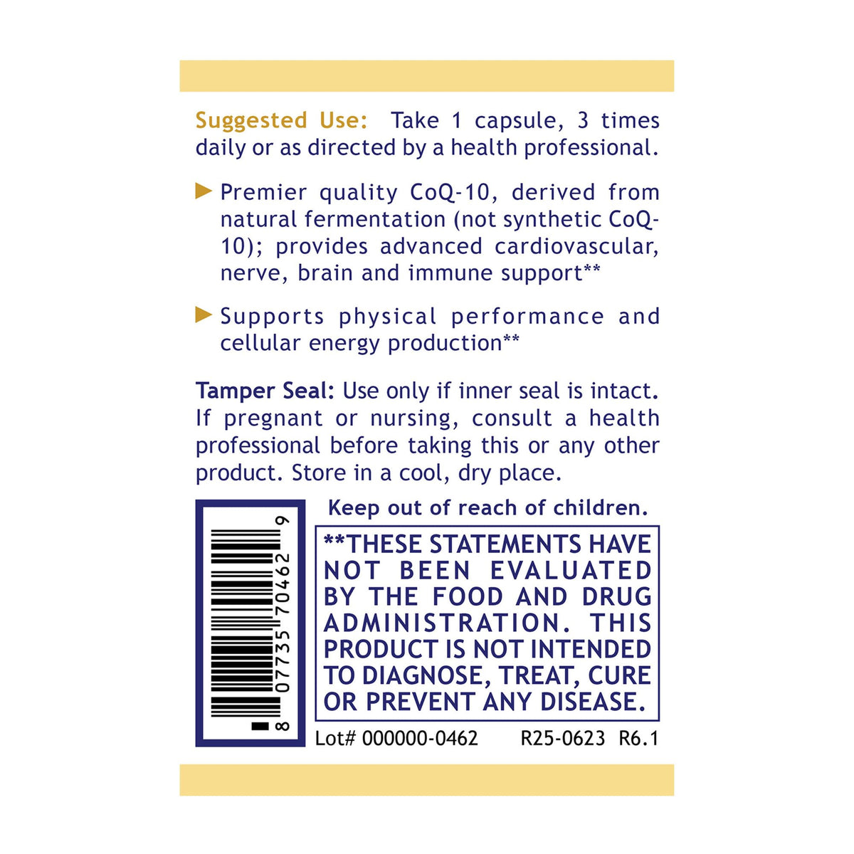 Quantum Nutrition Labs CoQ-10 Energy Support - 50 Vegetarian Capsules - image 2