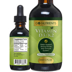 Go Nutrients Liquid Vitamin D3 K2 Drops - 1 Fl Oz