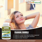 Best Naturals L-Tyrosine 500 mg 90 Capsules - image 6