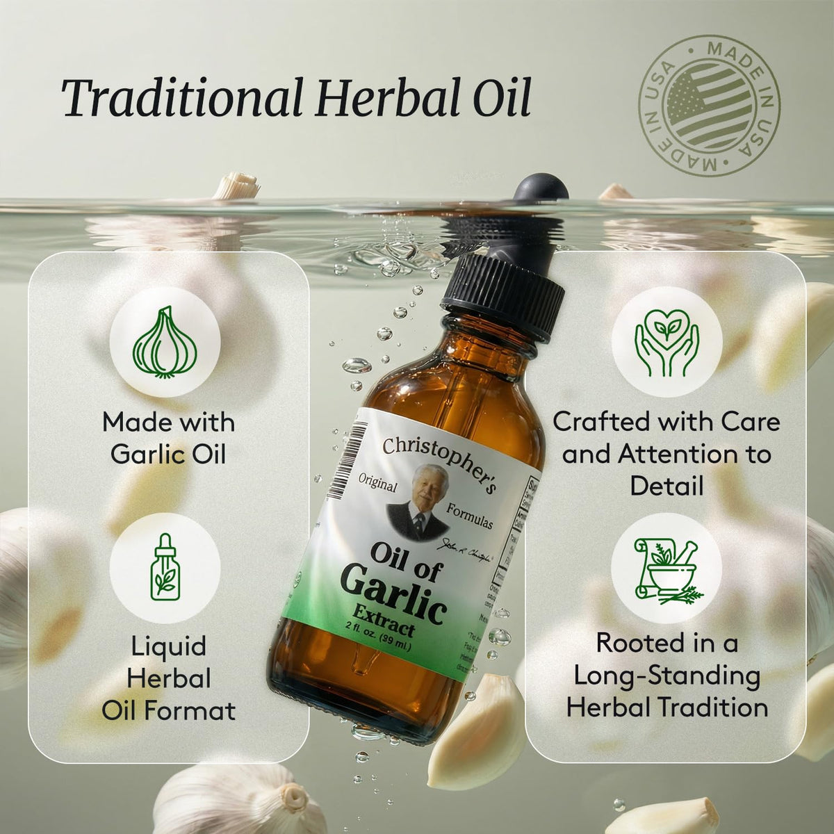 Christopher's Original Formulas Oil of Garlic Extract - 2 Fl Oz (Pack of 2) - image 5