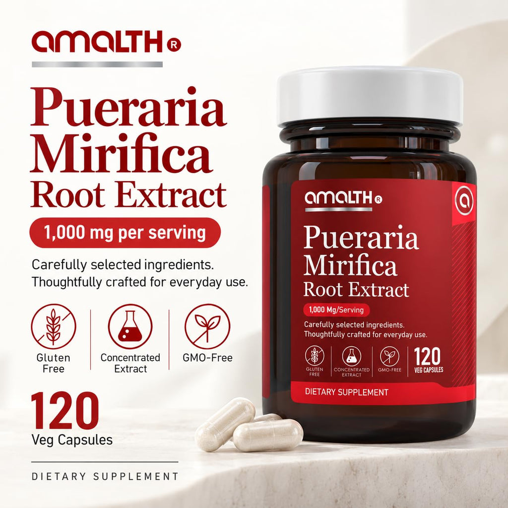 AMALTH Pueraria Mirifica 1000 mg - 120 Capsules - image 2