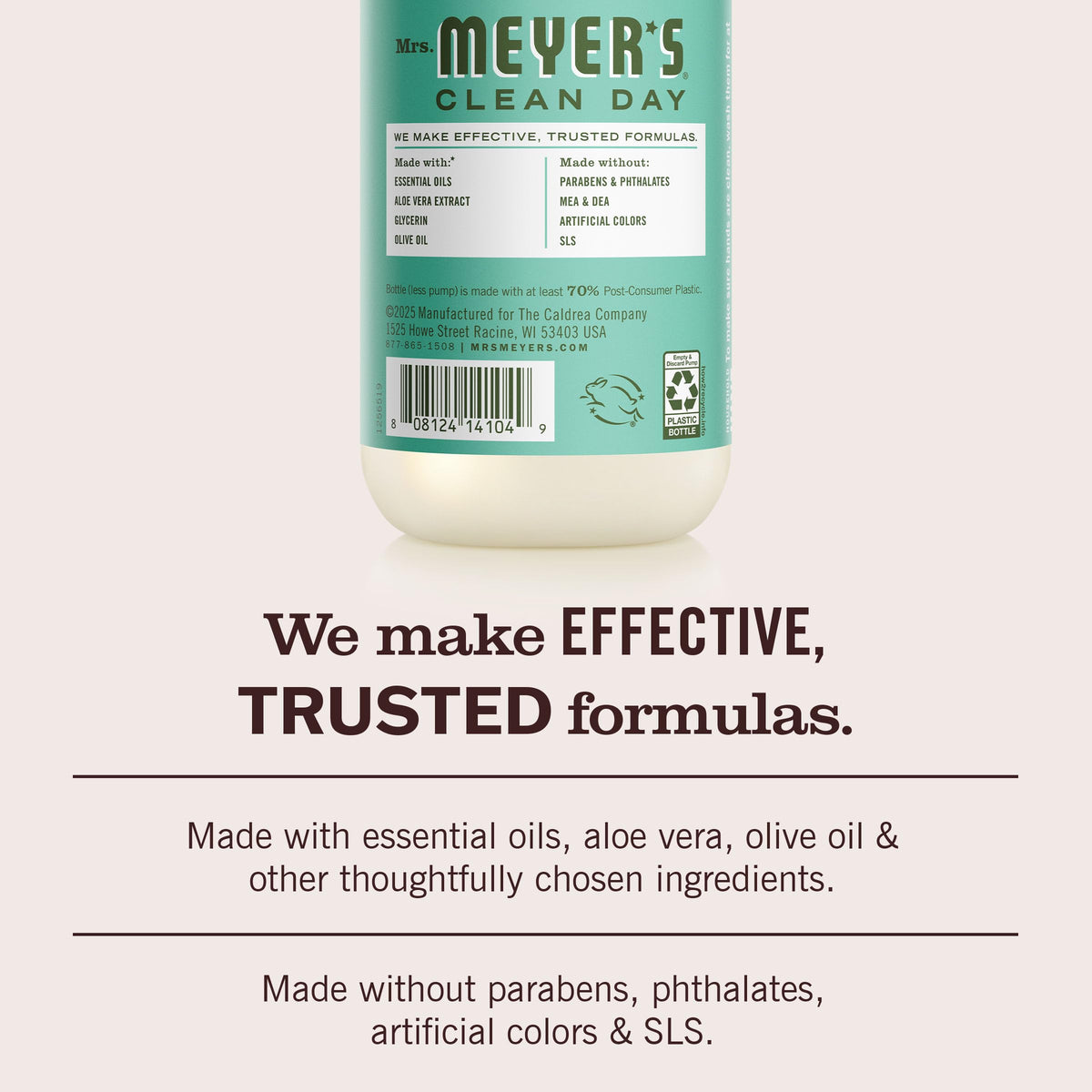 Mrs. Meyer's Clean Day Basil Hand Soap - 12.5 Fl Oz - image 5
