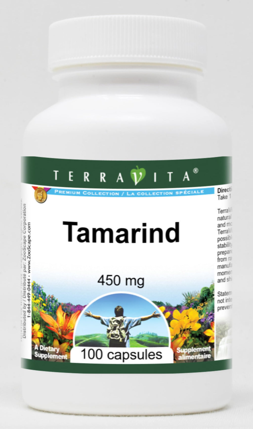 Terravita Tamarind - 450 mg (100 Capsules, ZIN: 521505)