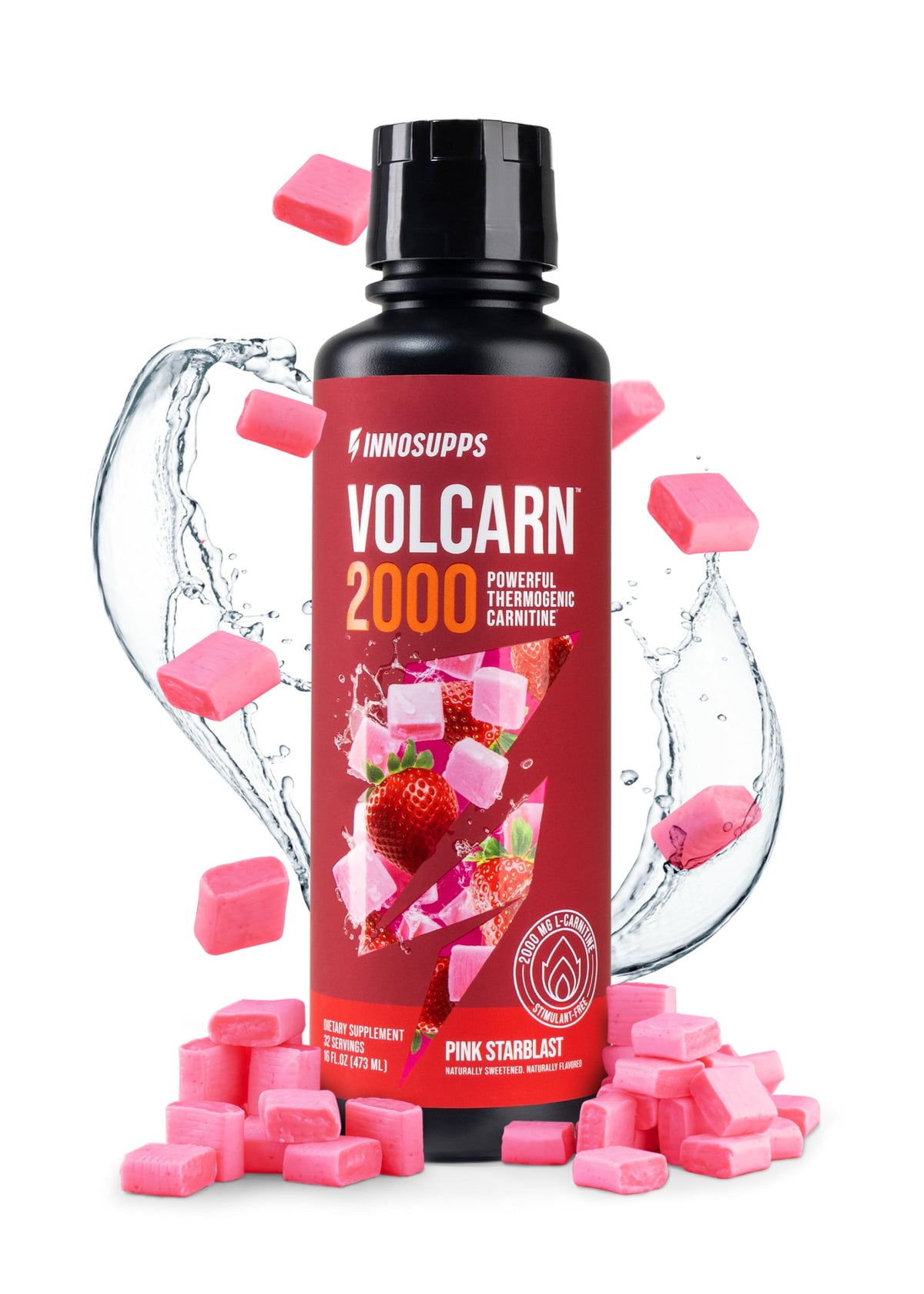 InnoSupps Volcarn 2000 - Liquid L-Carnitine for Men & Women