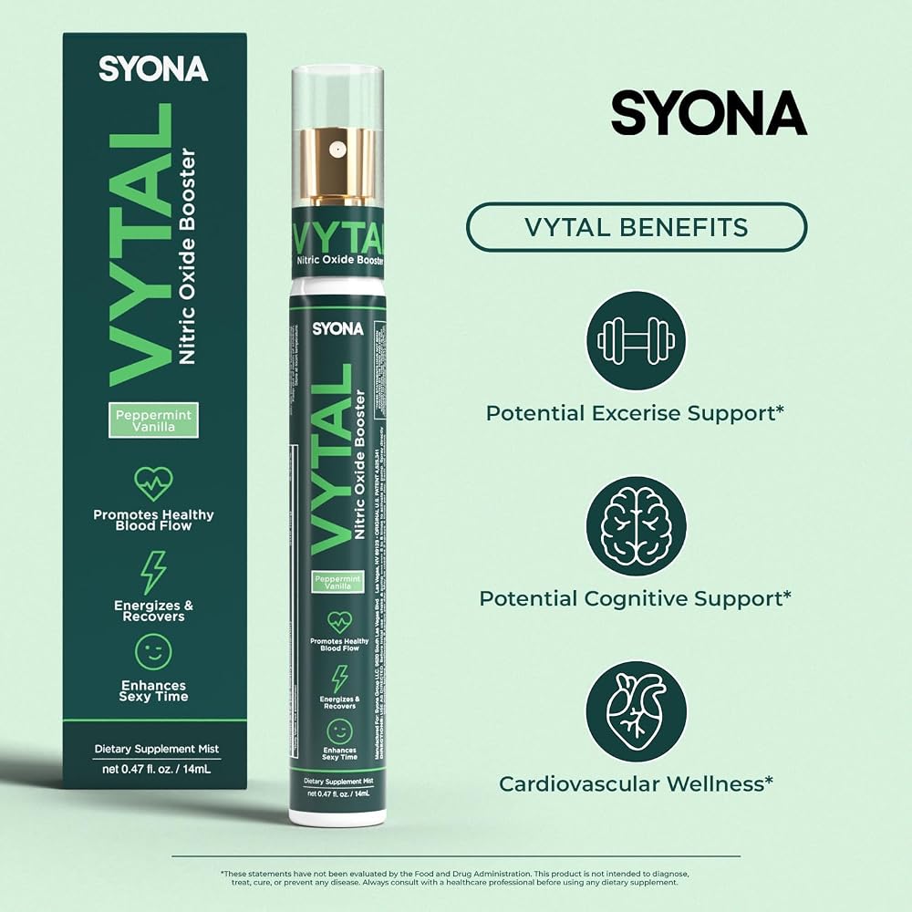 SYONA VYTAL Nitric Oxide Oral Spray Peppermint - 14 mL - image 5