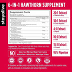 STAY ALIVE Hawthorn Berry 20:1 Extract Supplement - 120 Capsules - image 2