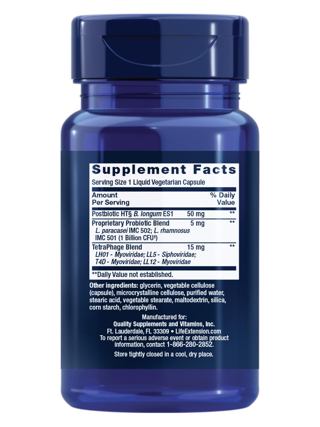 Life Extension FLORASSIST Probiotic GI with Phage Technology - 30 Capsules - image 2