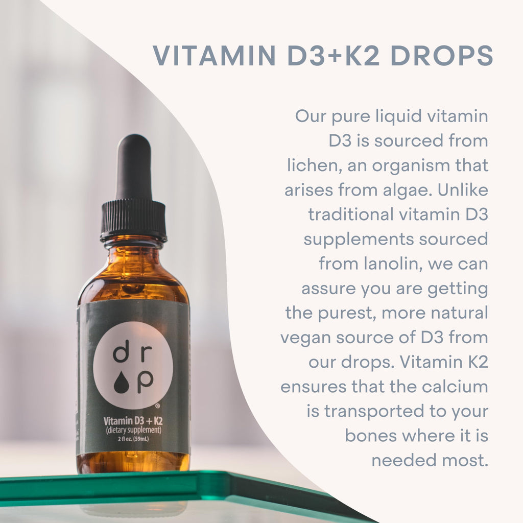 D R P Vitamin D3 + K2 Liquid Drops Bone Support - 2 fl oz - image 4