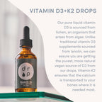 D R P Vitamin D3 + K2 Liquid Drops Bone Support - 2 fl oz - image 4